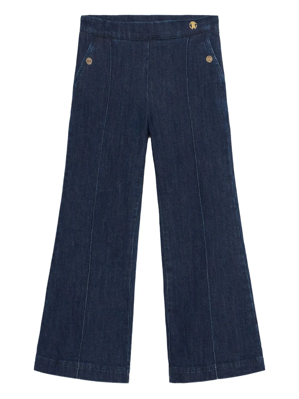 

Джинсы с декоративными пуговицами Roberto Cavalli Junior, синий