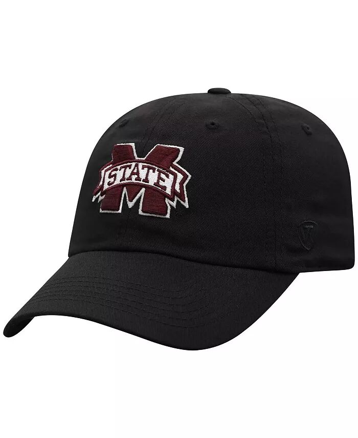 

Мужская черная регулируемая шляпа Mississippi State Bulldogs Top Of The World, черный