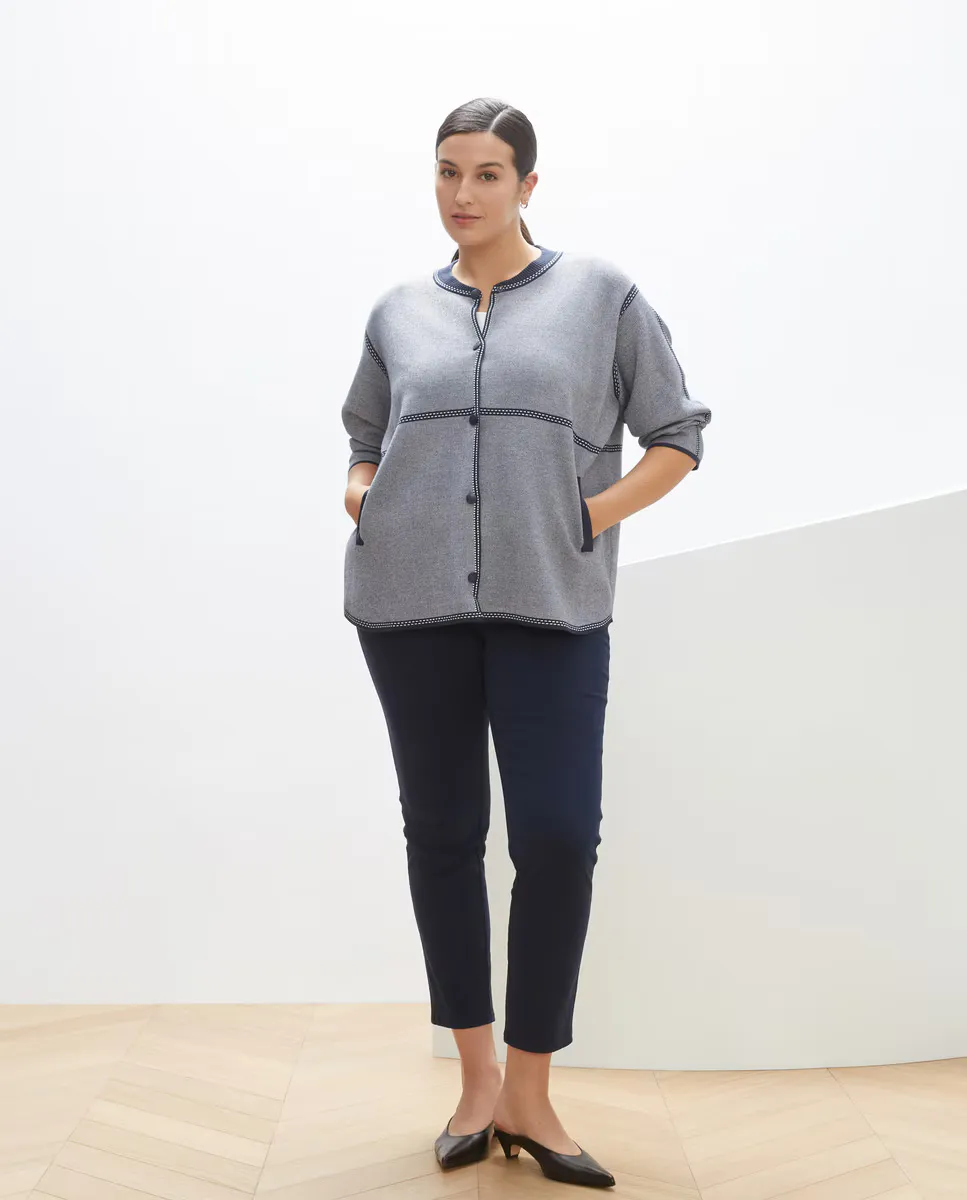 

Женский вязаный кардиган Couchel, цвет 820 Gris Medio