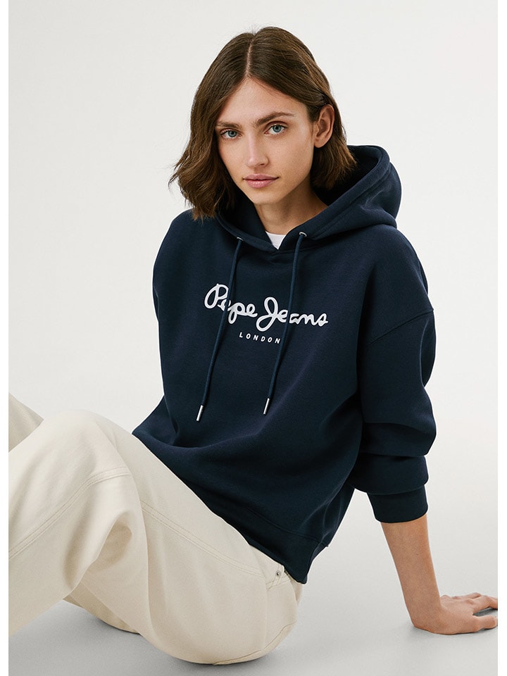 

Pepe Jeans Худи "Baddy" темно-синего цвета
