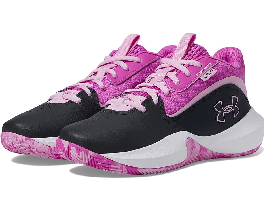 

Кроссовки Under Armour Kids Grade School Lockdown 7, цвет Anthracite/Vivid Magenta/Stellar Pink