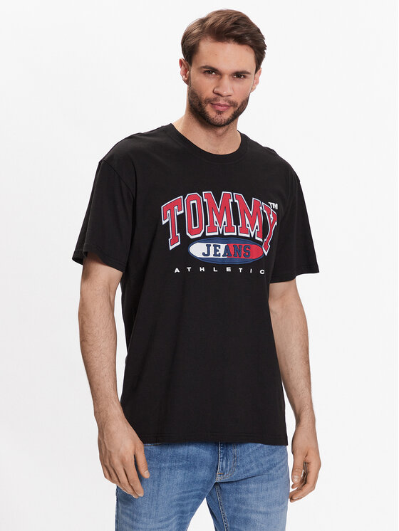 

Футболка свободного кроя Tommy Jeans, черный