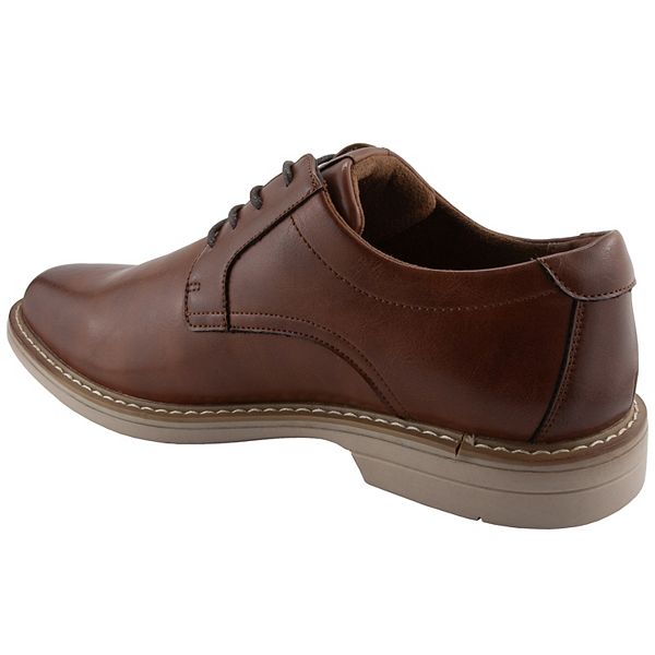 Мужские оксфорды Belmont supro comfort на шнурках Deer Stags, Cognac — фото 3