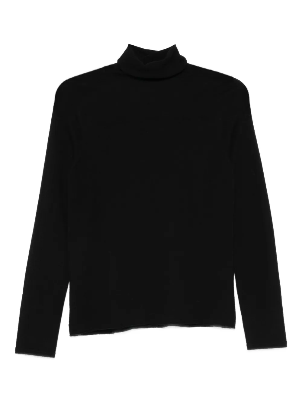 

Топ с высоким воротником Majestic Filatures, черный