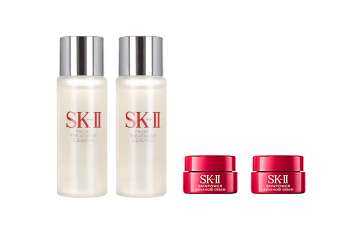 Набор косметических средств SK-II: эссенция для лица Facial Treatment Essence + крем Skinpower Advanced, 30 мл + 2,5 г — фото 2