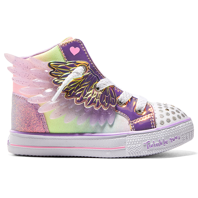 Skechers Kids Абразивостойкие поддерживающие повседневные туфли Pink Kids' — фото 3