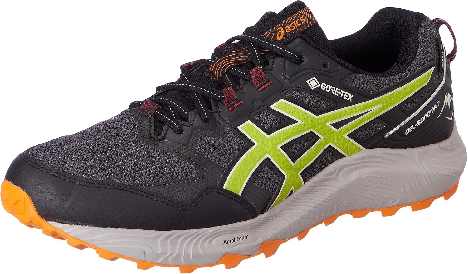 Мужские кроссовки ASICS Gel-Sonoma 7, черный/зеленый/серый