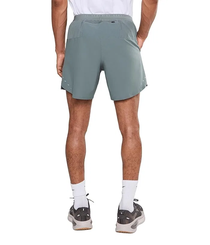 Шорты Nike Dri-FIT Stride 7" Brief, Smoke Grey/Reflective Silver — фото 4