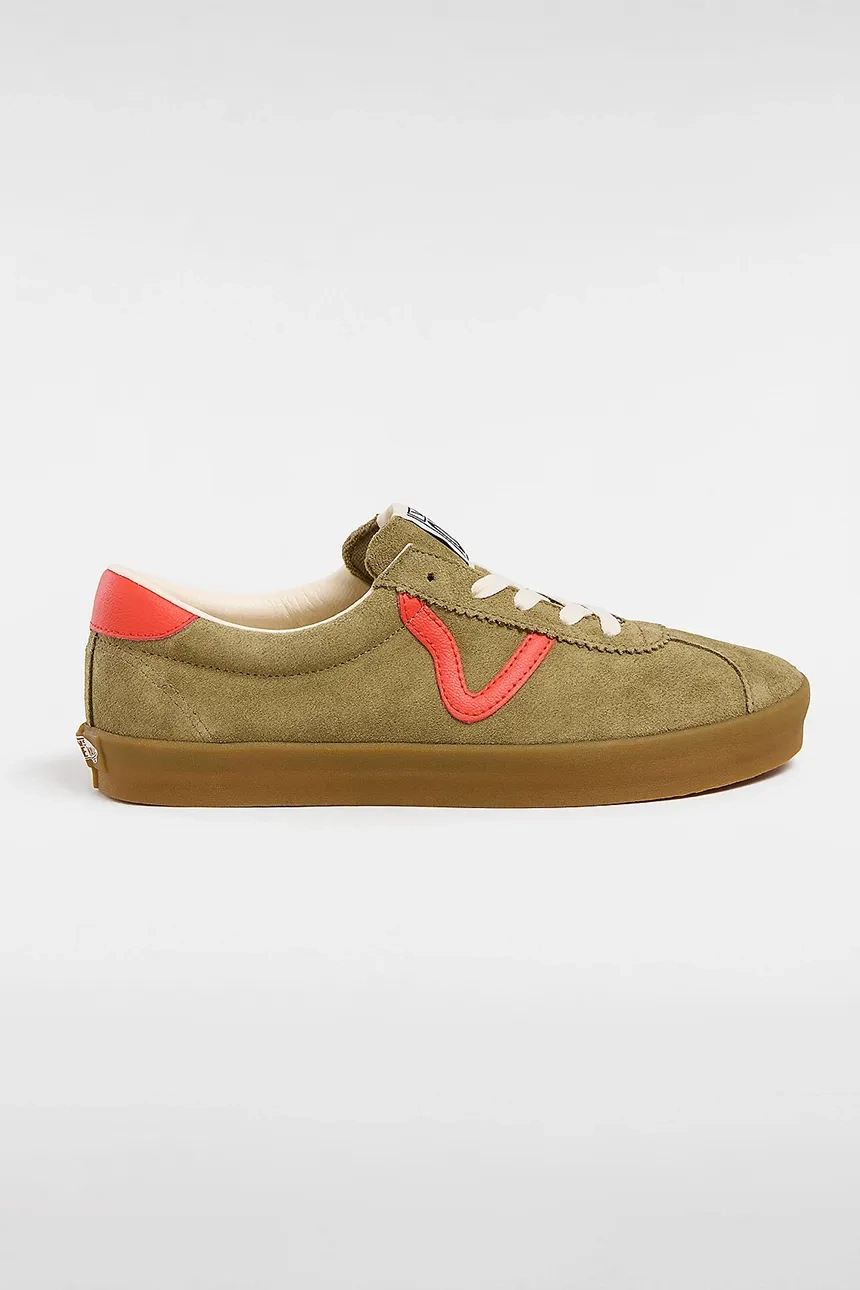 

Кроссовки Sport Low из замши Vans, зеленый