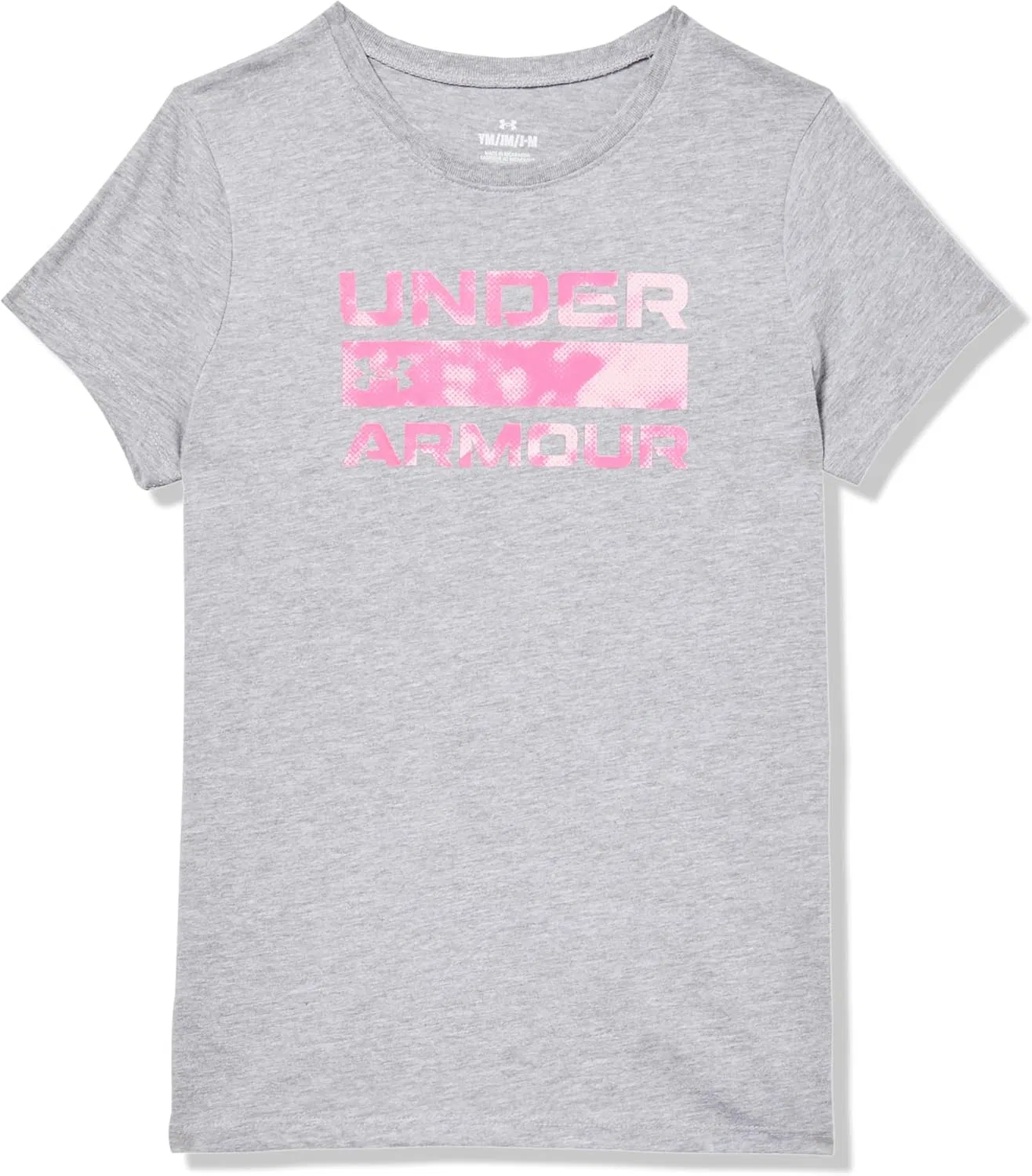 Футболка для девочек с графическим принтом Under Armour, Outdoor Collection, Mod Gray Stacked