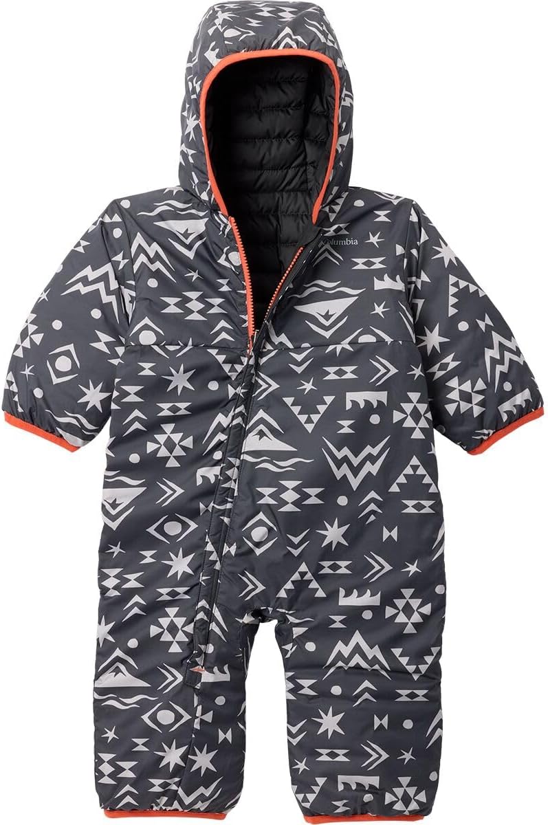 Columbia Unisex Baby Powder Lite II Reversible Bunting (Infant), Zing/Shark — фото 3