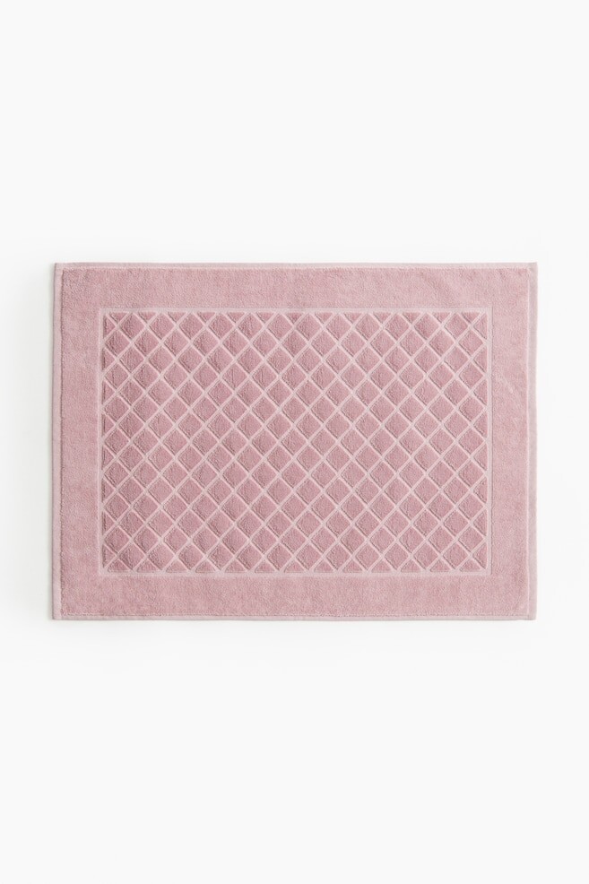 

Велюровый коврик для ванной H&M, 50x70 см, розовый