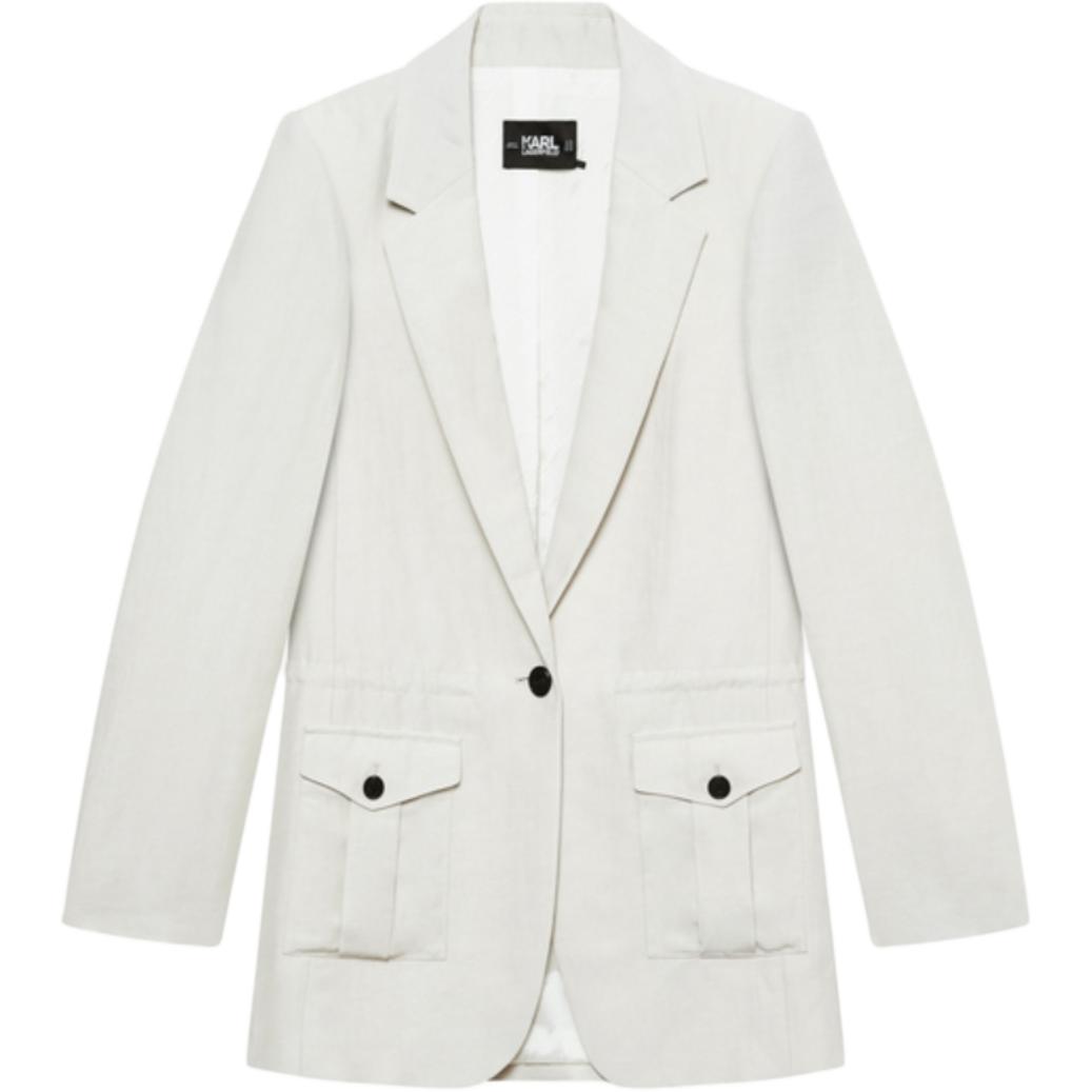 

KARL LAGERFELD / Karl Lagerfeld Jeans Деловой пиджак KARL LAGERFELD женский белый, White