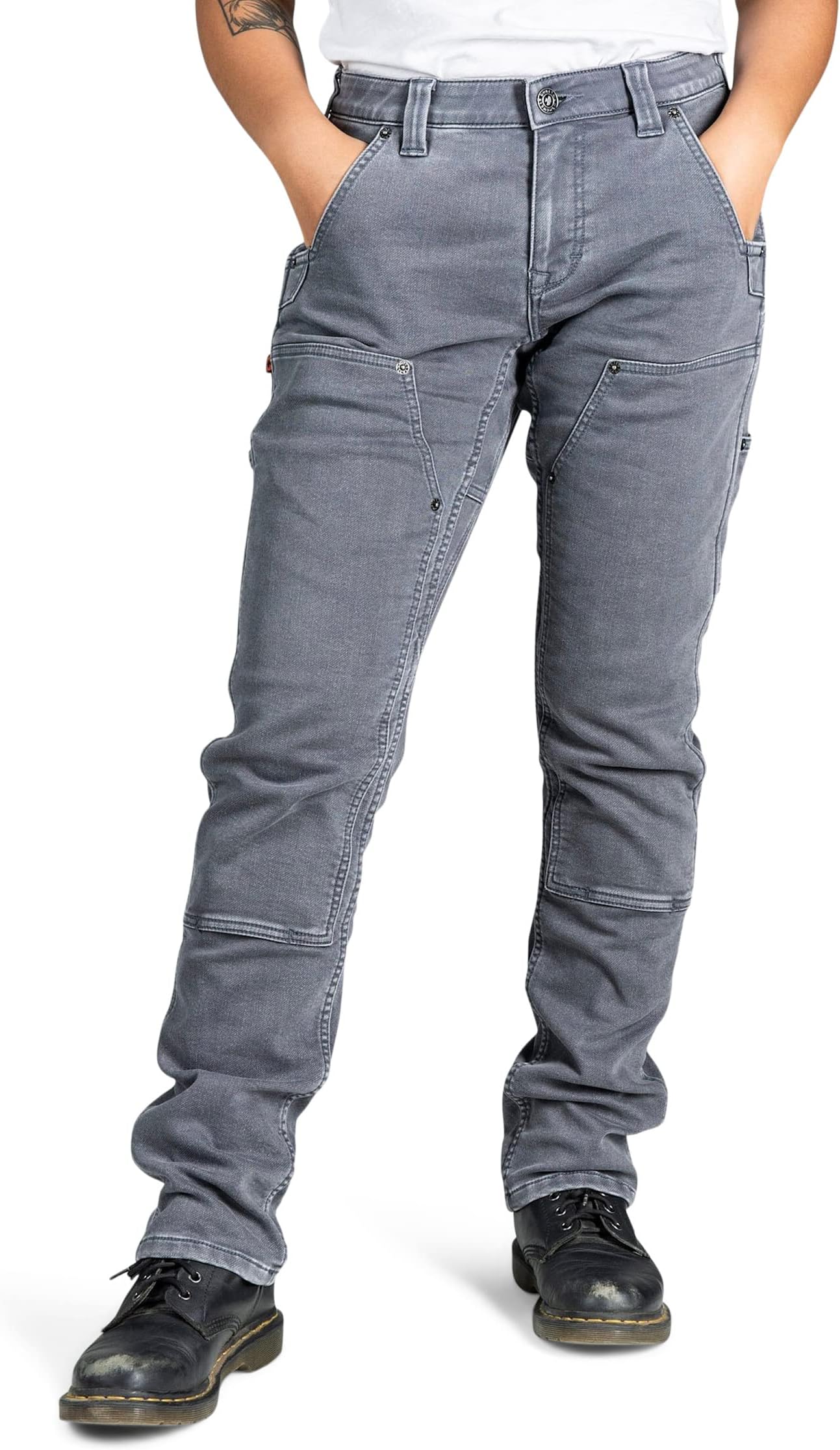 

Джинсы Dovetail Workwear Maven X - Thermal, цвет Grey Denim