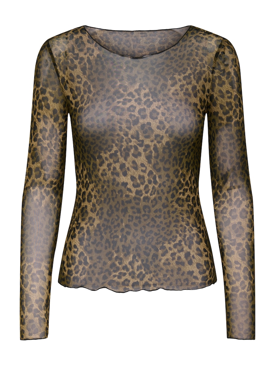 

Рубашка JDY ELSA NEW, Umbra/Cappuccino/Dark Brown