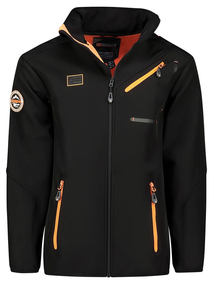 

Geographical Norway Куртка из софтшелла "Трамвай" черного цвета