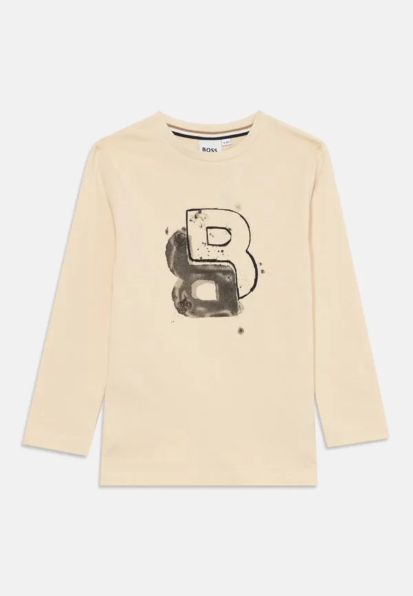 Детская футболка с длинным рукавом Boss Kidswear, Sand