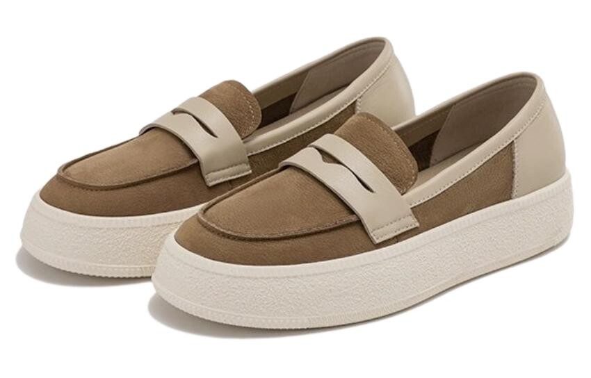 Туфли женские повседневные Women's Casual Shoes Women's Khaki Aokang — фото 3