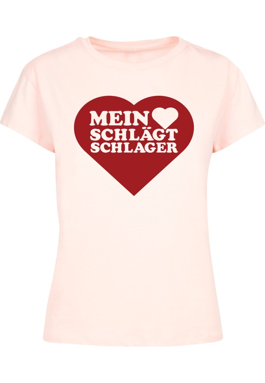 

Футболка Merchcode Shirt MHSS Herz, розовый