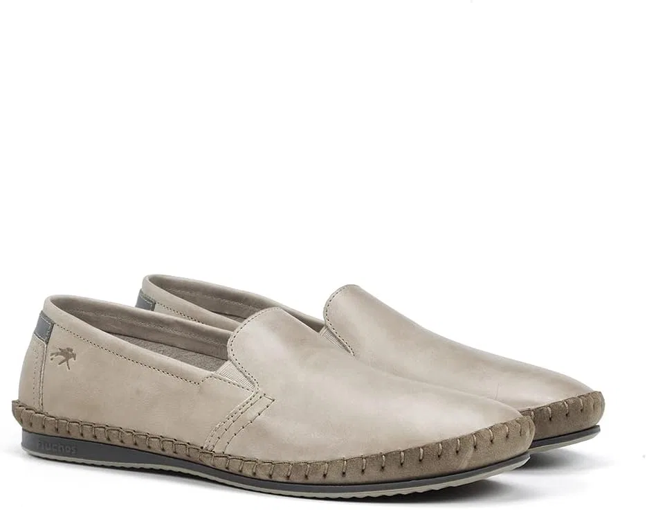 Туфли Fluchos | Men's Shoes | Bahamas 8264 Surf Oceano | Shoe Made of Cowhide First Quality | Elastic Closure | Rubber Block, Beige — фото 2