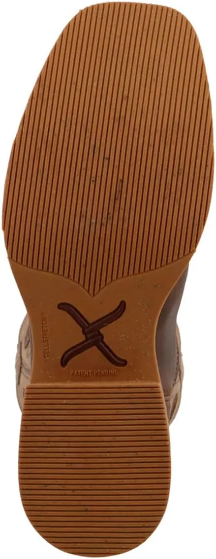 

Мужские ботинки Chelsea Wedge 4" Twisted X, мок-носок, смазанное седло