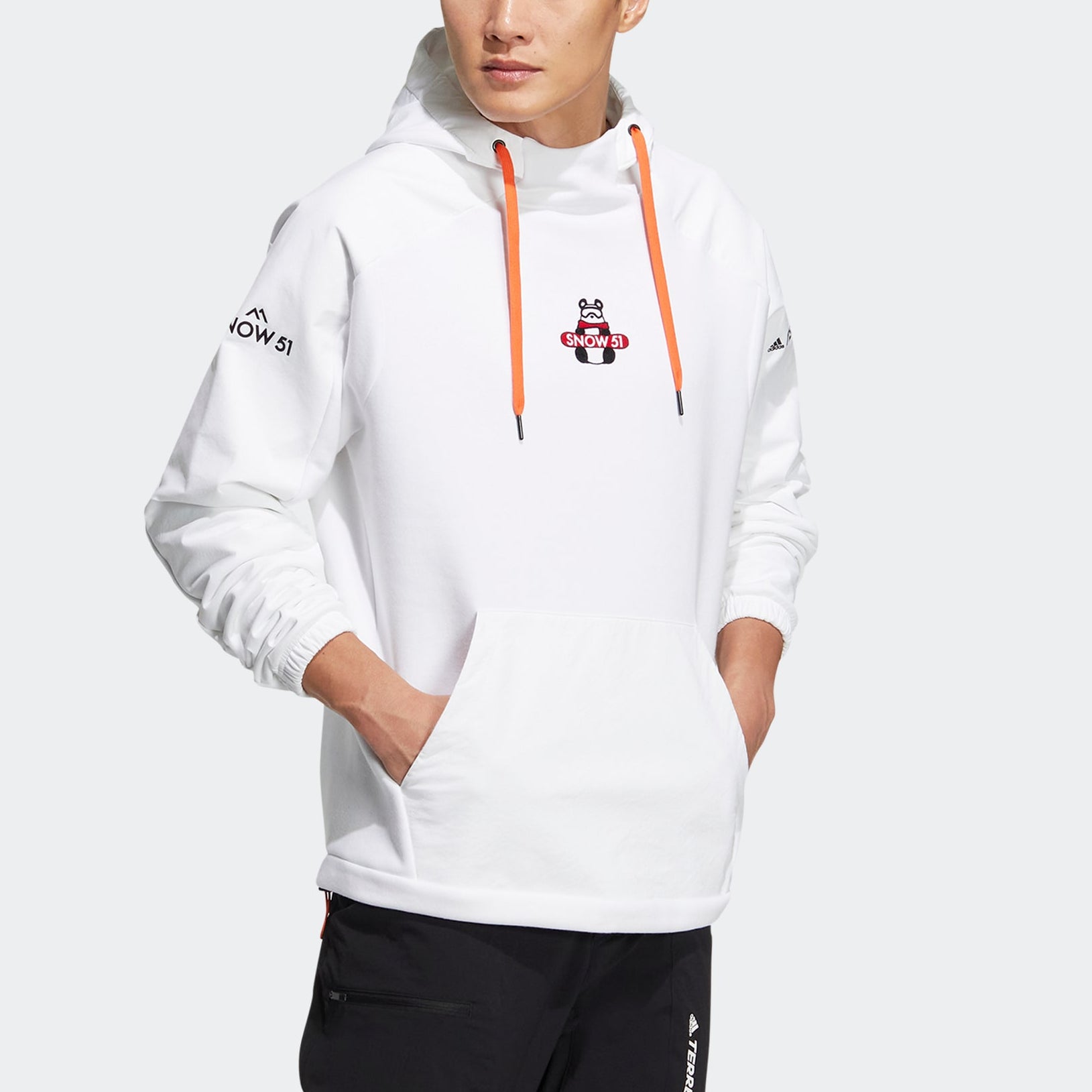 Худи adidas Logo IC8172, белый — фото 4