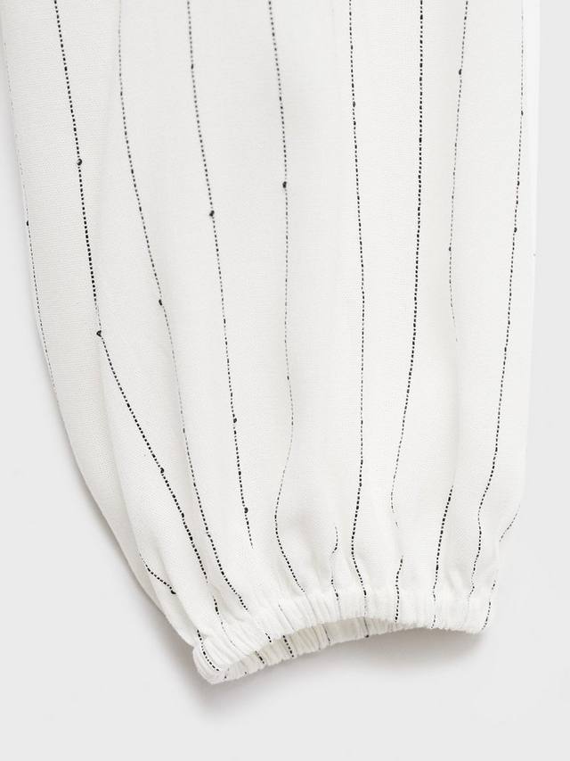 Детская блузка Paola с длинными рукавами и вышивкой Mango, White — фото 3