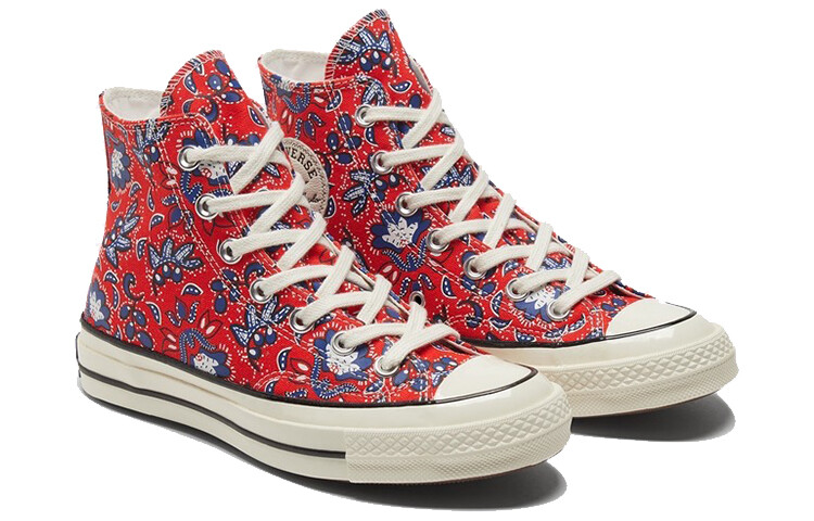 

Кеды Converse Chuck Taylor All Star 70 Hi Paisley Habanero Red