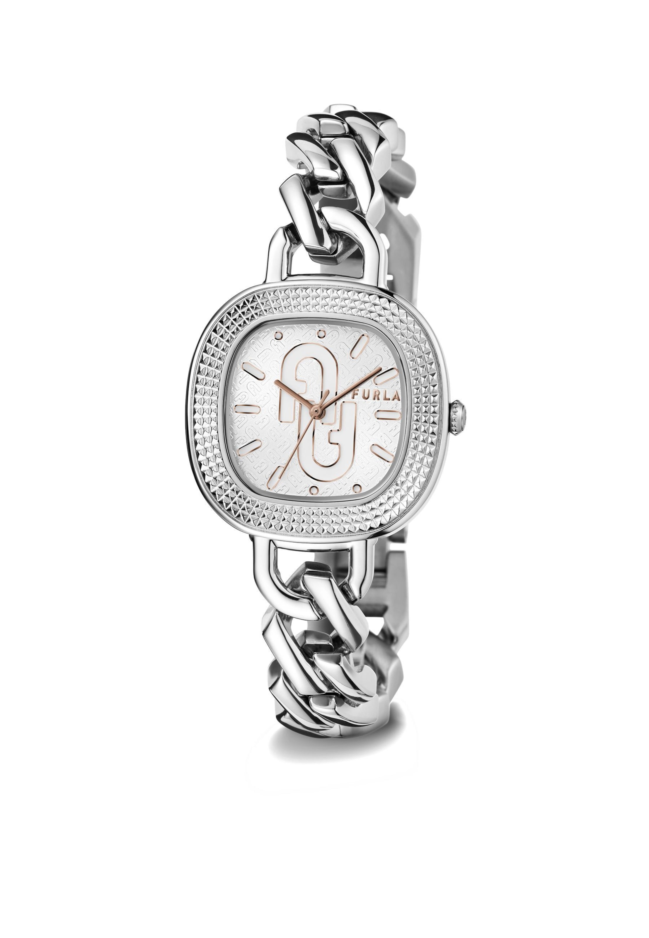 

FURLA Часы аналоговые 'TV SHAPE' в серебристом цвете