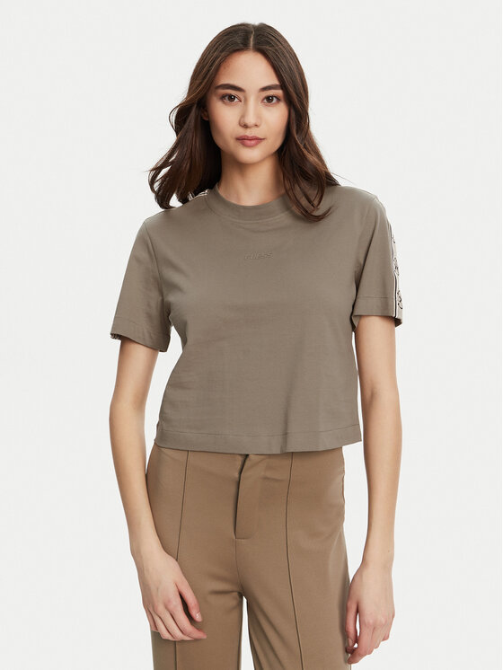 

Футболка regular fit V3RI08 I3Z14 Guess, коричневый