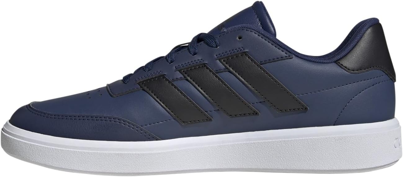 Мужские кроссовки Adidas Courtblock, белый/черный/синий/темно-синий — фото 2