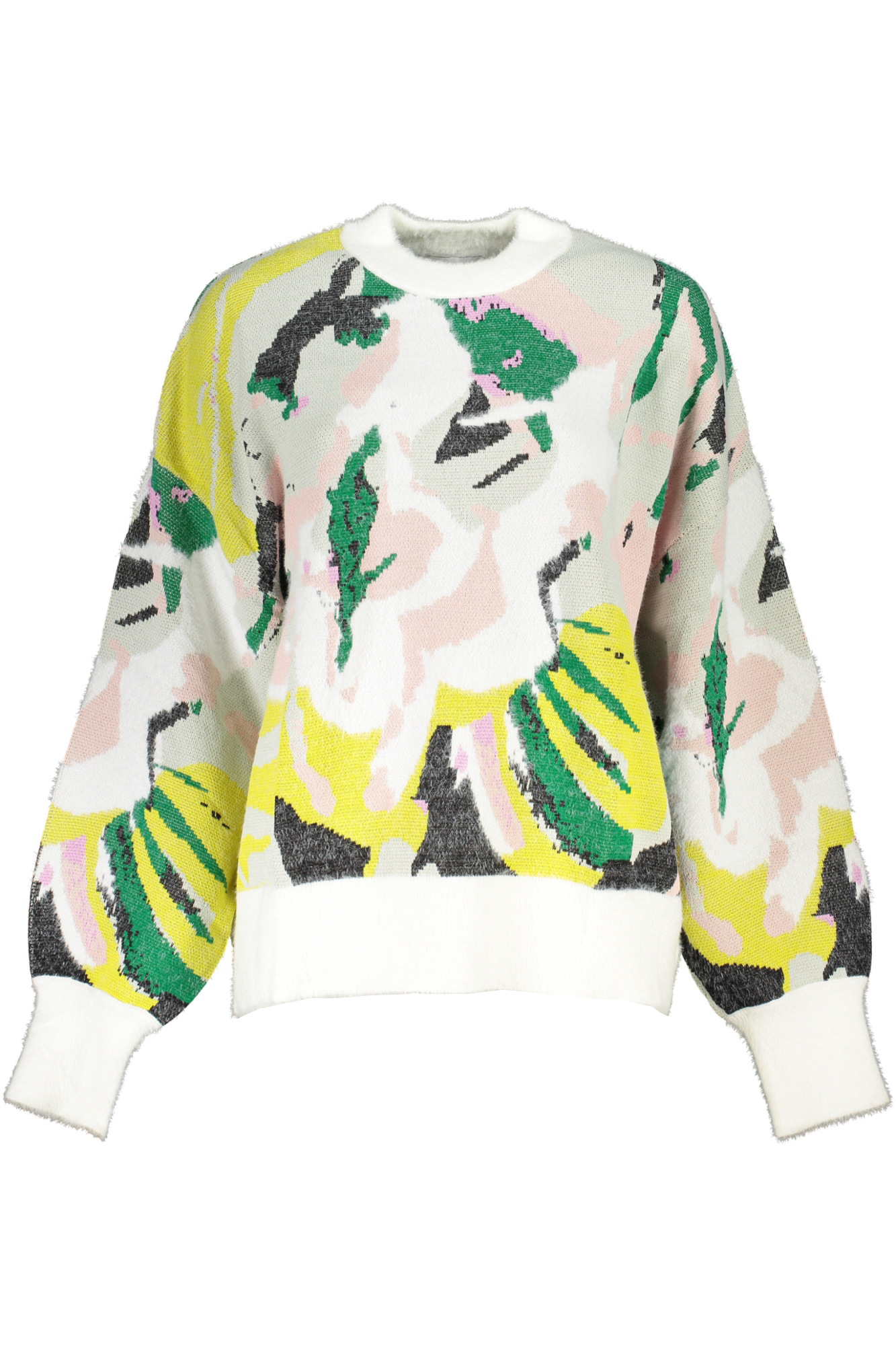 

Женский свитер Desigual из вискозы с широкими рукавами, мультиколор