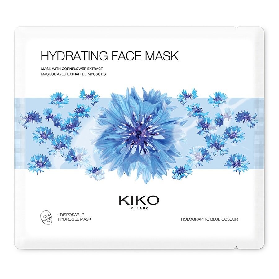 

KIKO Milano, Hydrating Face Mask, Гидрогелевая увлажняющая маска для лица с экстрактом василька