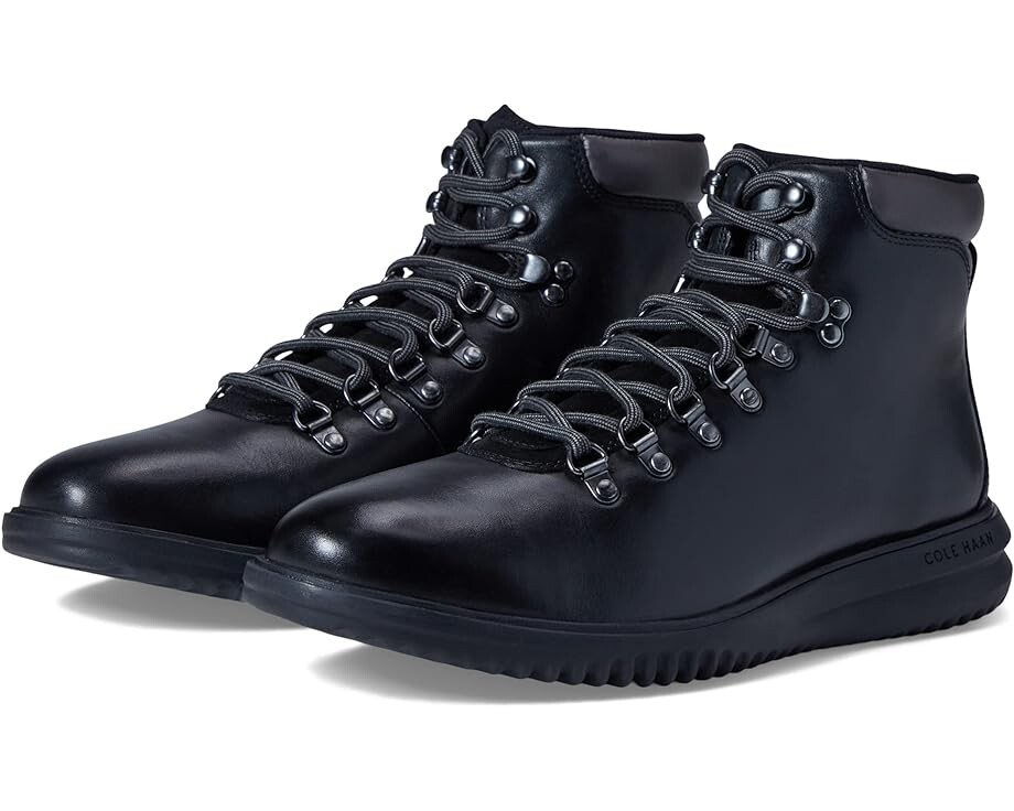 

Ботинки Cole Haan Grand+ Boot, цвет Black Leather/Pavement/Black