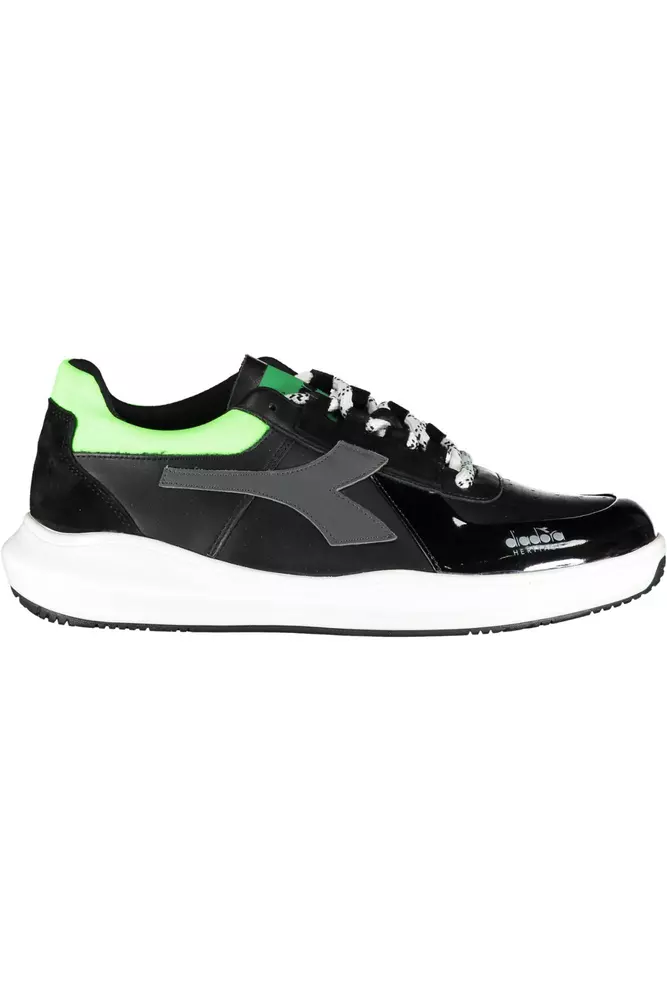 

Черные тканевые мужские кроссовки Diadora