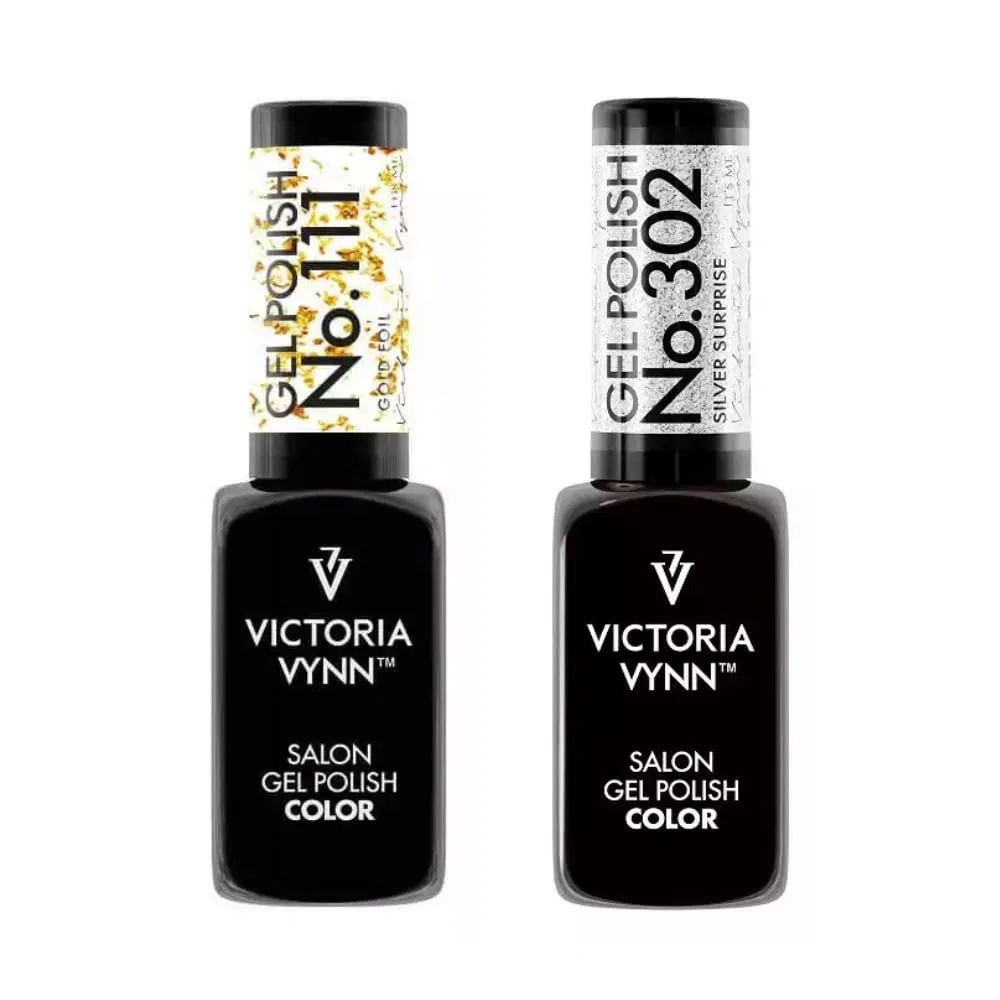 Набор гель-лаков Victoria Vynn «Gold Foil №111 & Argento 302» Generisch