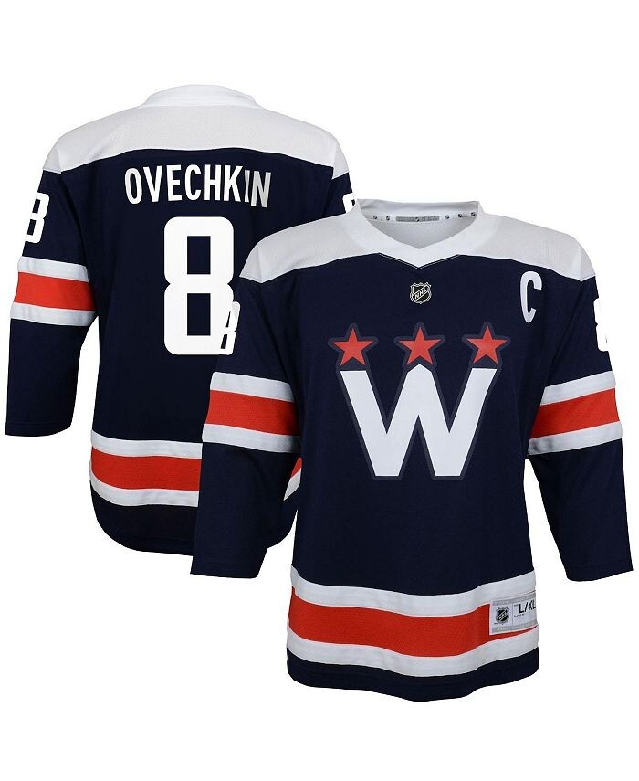 

Футболка Big Boys Alexander Ovechkin Navy Washington Capitals Outerstuff, синий