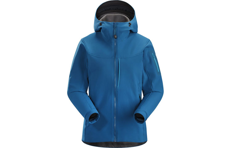 Женская куртка GAMMA MX Arcteryx, черно-фиолетовая — фото 4