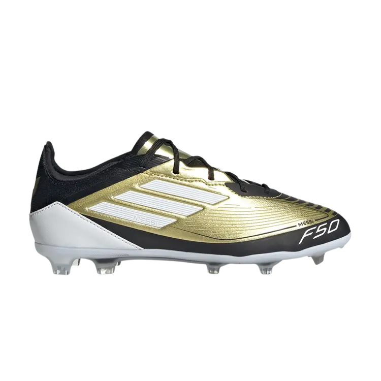 

Кроссовки Messi Adizero F50 Pro FG K, цвет Triunfo Dorado
