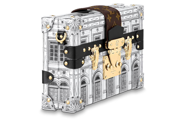 X Fornasetti Petite Malle Чёрно-белая LOUIS VUITTON — фото 2