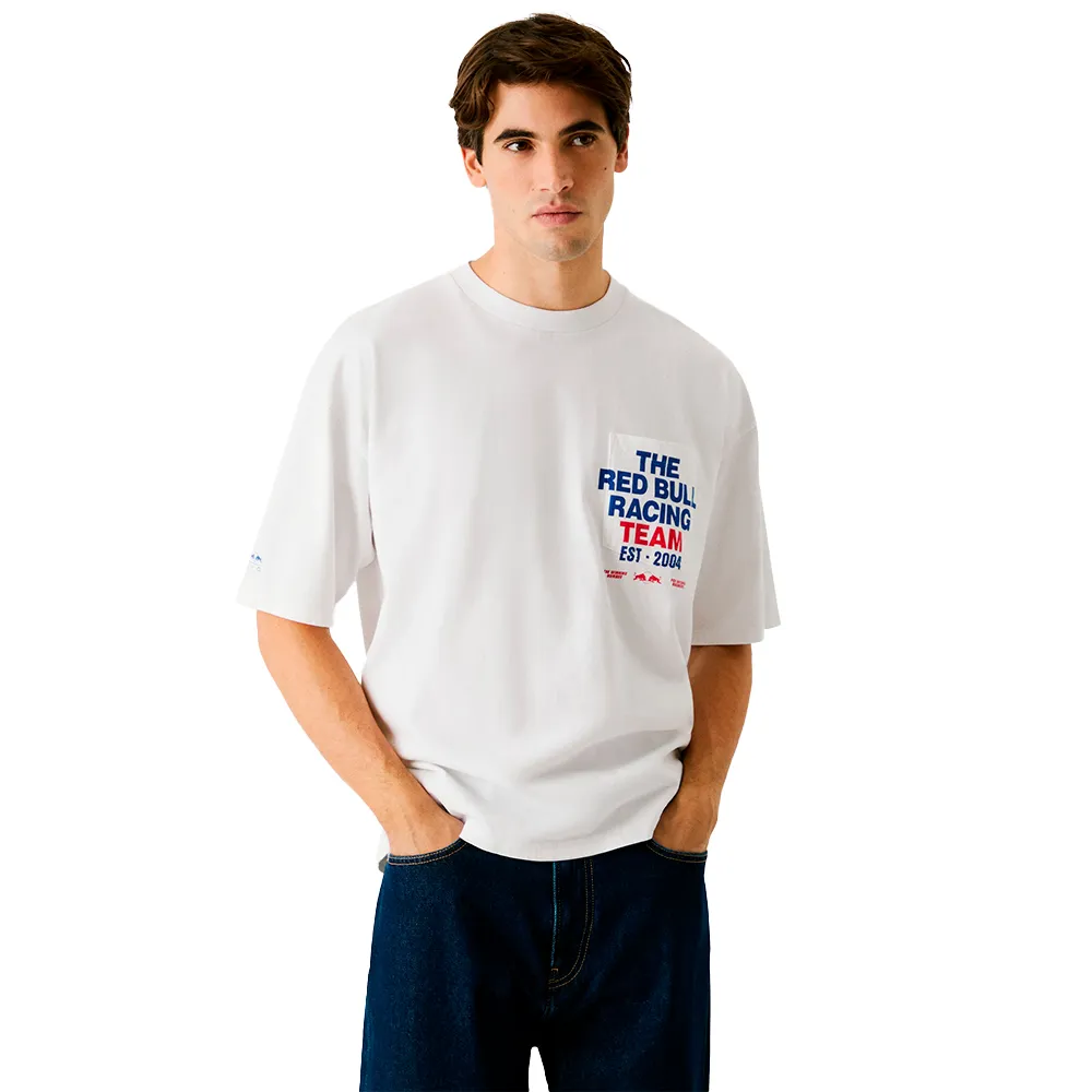 

Футболка с коротким рукавом Red Bull Racing Pocket Print, белый