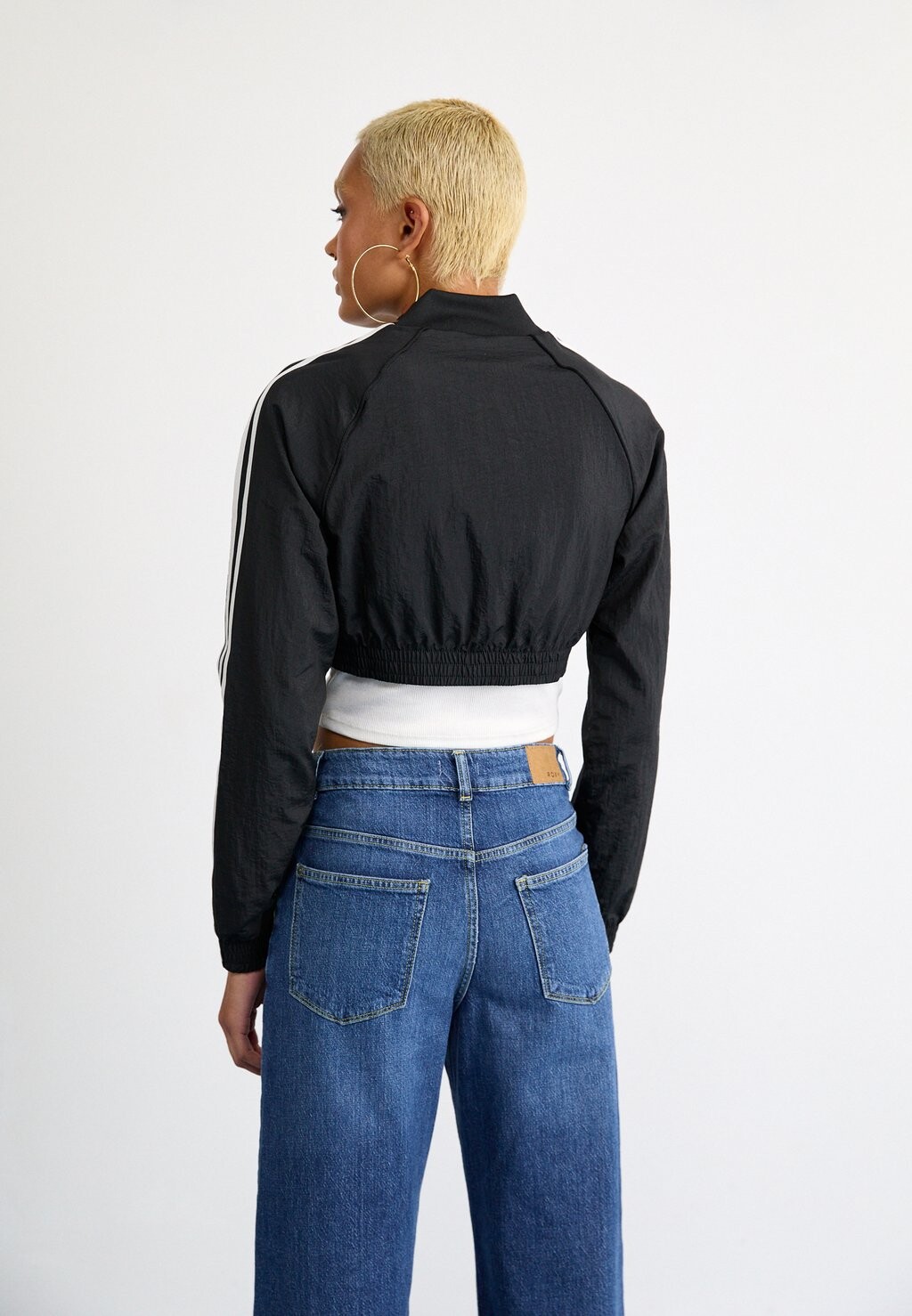 

Куртка-бомбер BABY TRACKTOP adidas, черный