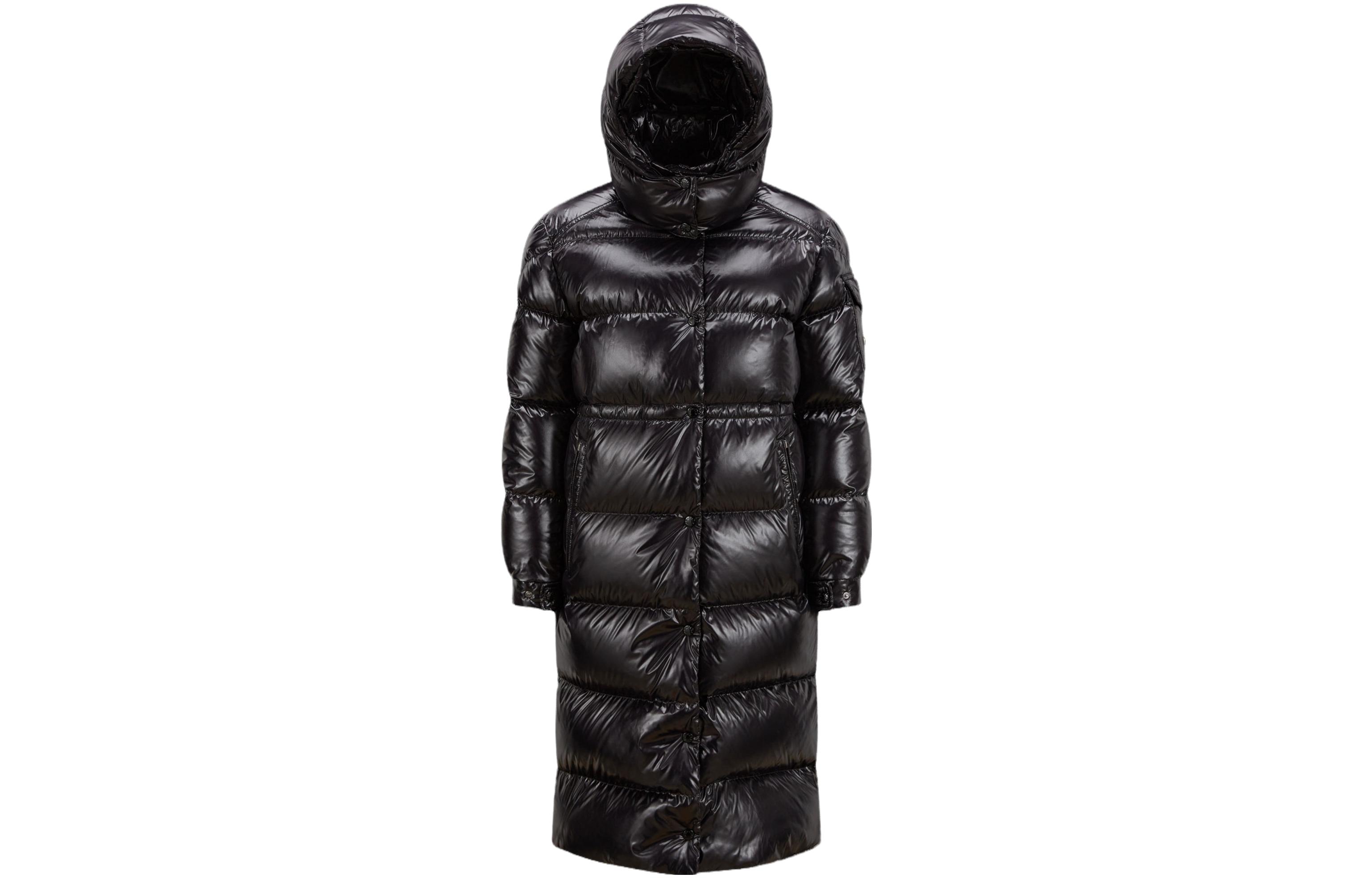 

Пуховик женский черный Moncler