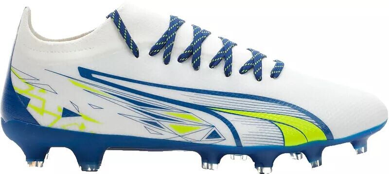 

Футбольные бутсы Puma Ultra Match CP FG, белый/синий