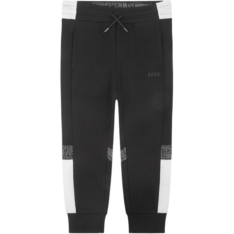 

Детские вязаные спортивные штаны HUGO BOSS, черный