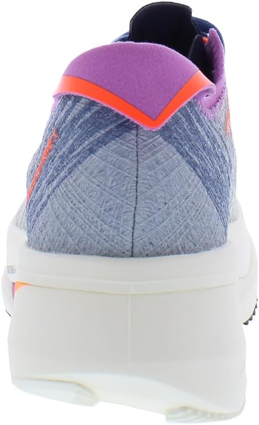 Беговые кроссовки ADIDAS Adizero Prime X Strung - легкие и гибкие с бесшовной посадкой, энергоэффективным дизайном, цвет: Solar Red/Black/Blue Dawn, белый/сиреневый — фото 4