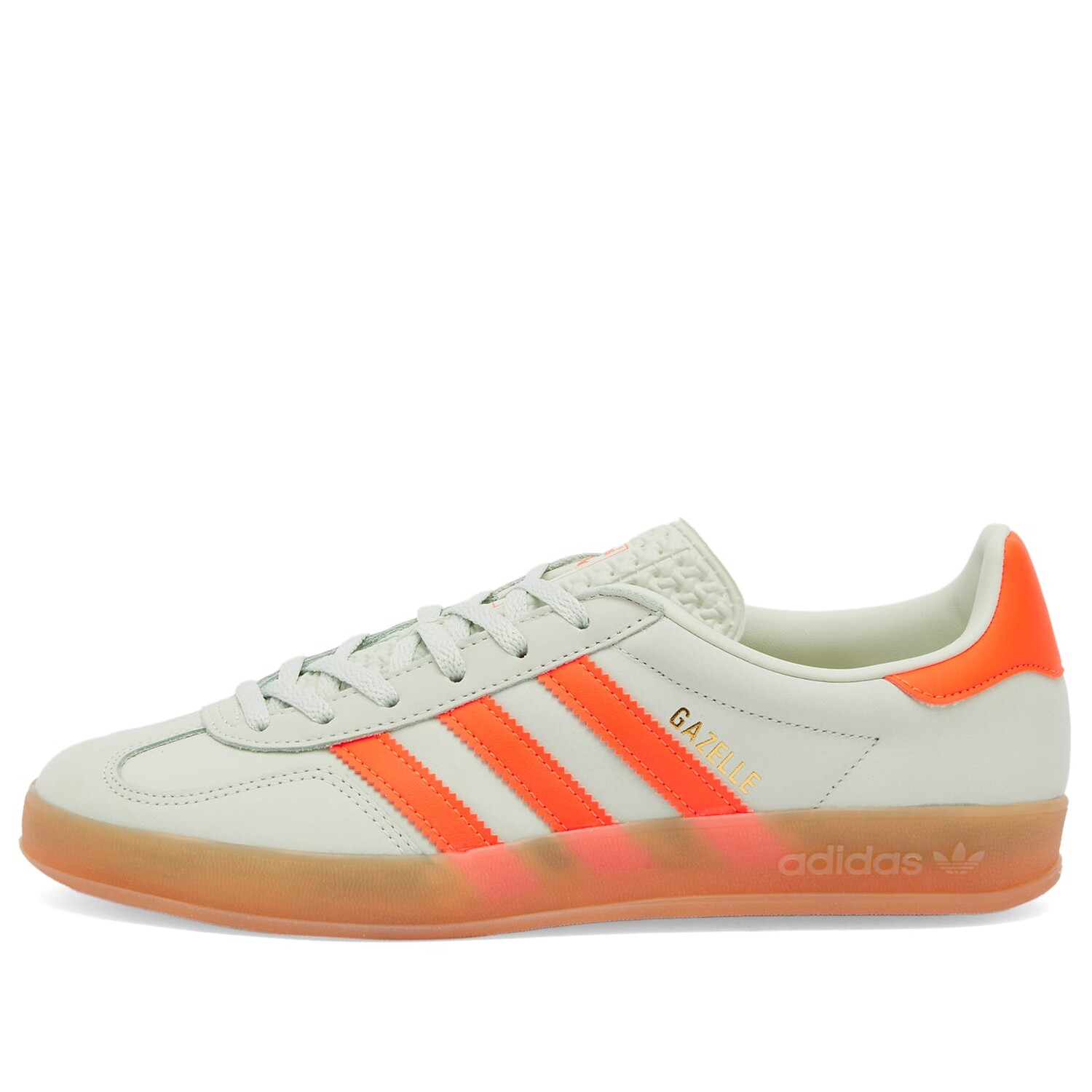 

Кроссовки Adidas Gazelle Indoor W, цвет Linen Green, Solar Orange & Gum