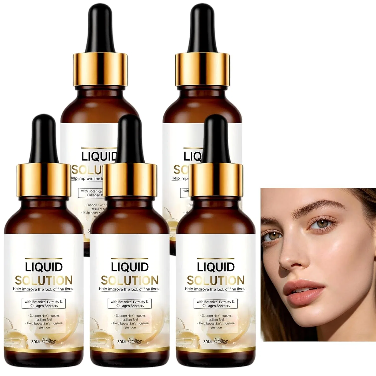 Сыворотка Yljhds — Антивозрастная Liquid Solution для лифтинга и сияния кожи, . , 5 Pcs