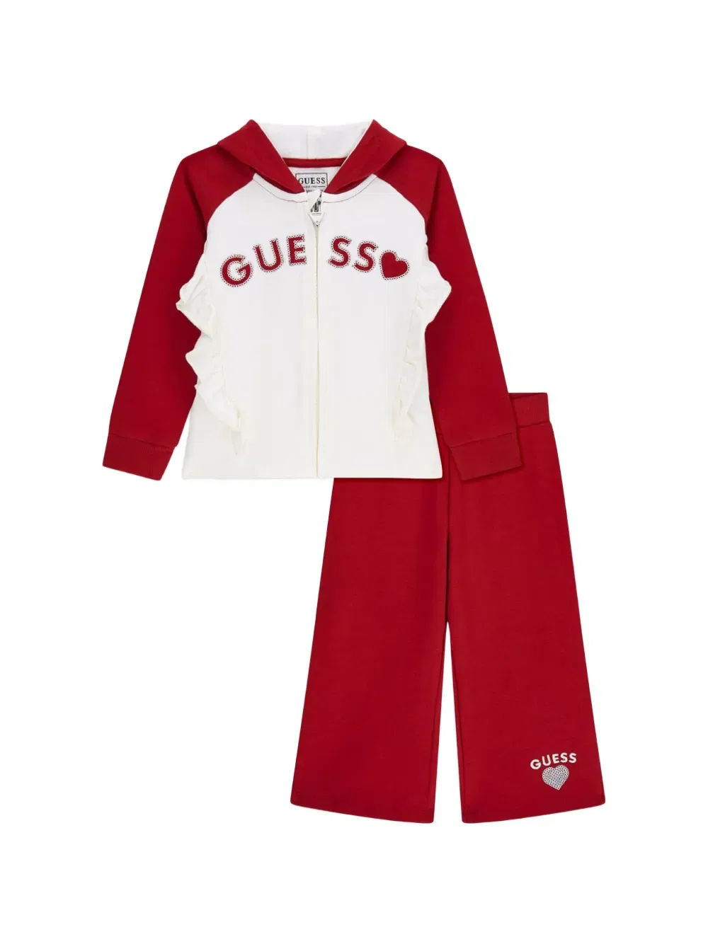 Спортивный костюм с логотипом Guess Kids, красный