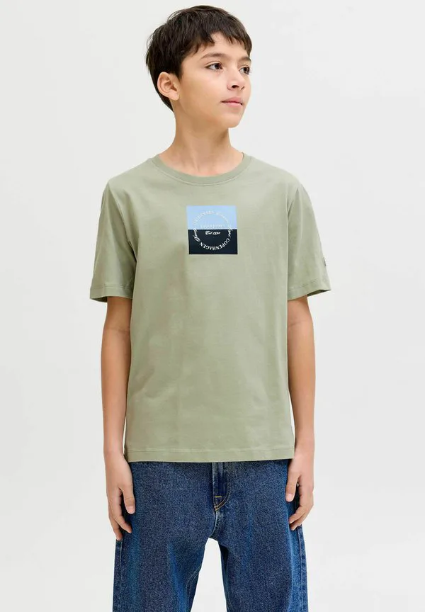 Футболка с принтом Jack & Jones Junior, Seagrass — фото 2